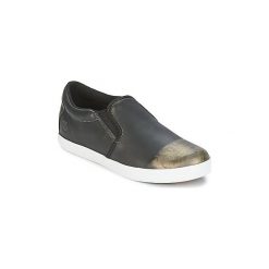 Tenisówki Timberland GLASTENBURY LEATHER SLIP ON. Czarne trampki i tenisówki damskie Timberland, bez wzorów, bez zapięcia. Za 351,20 zł.