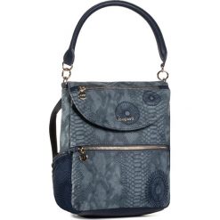 Plecak DESIGUAL - 20WAKP43 5001. Niebieskie plecaki damskie Desigual, bez wzorów, ze skóry ekologicznej, klasyczne. Za 349,00 zł.