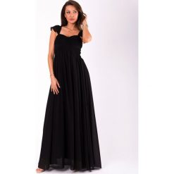 EVA & LOLA SUKIENKA CZARNY 51006-3. Czarne sukienki damskie EVA&LOLA, s, bez wzorów, bez kołnierzyka, bez rękawów. Za 167,59 zł.