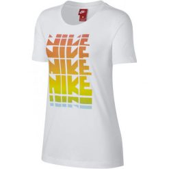 Nike Koszulka Damska W Nsw Tee wc1 White Xs. Białe bluzki sportowe damskie marki Nike, xs, z tkaniny. Za 105,00 zł.