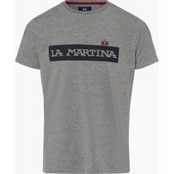 La Martina - T-shirt męski, szary. Szare t-shirty męskie z nadrukiem marki La Martina, m. Za 169,95 zł.