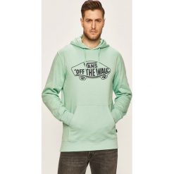 Vans - Bluza. Zielone bluzy męskie Vans, s, z nadrukiem, z bawełny, z kapturem, bez rękawów, z kapturem. W wyprzedaży za 249,90 zł.