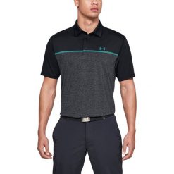 Under Armour Playoff 2.0 Polo Koszulka Czarny. Czarne podkoszulki męskie Under Armour, s, bez wzorów, z elastanu, bez rękawów. Za 309,95 zł.