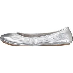 Baleriny damskie lakierowane: Skórzane baleriny „Pure Ballet” w kolorze srebrnym