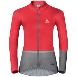 Kurtki damskie: Odlo Kurtka Tech. Jacket Logic MISTRAL Czerwony r. S (411131)