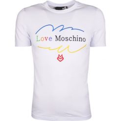Love Moschino T-shirt. T-shirty męskie Love Moschino, bez wzorów, z okrągłym kołnierzem. Za 249,00 zł.