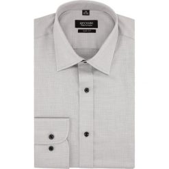 Koszula versone 2711e długi rękaw slim fit szary. Szare koszule męskie marki Recman, m, bez wzorów, bez kołnierzyka, z długim rękawem. Za 149,00 zł.