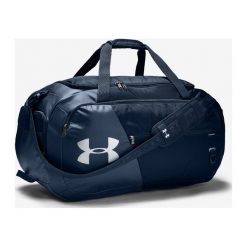 Under Armour Undeniable 4.0 Large Torba sportowa Niebieski. Niebieskie torby męskie na ramię Under Armour, w paski, z poliesteru, sportowe. Za 274,95 zł.