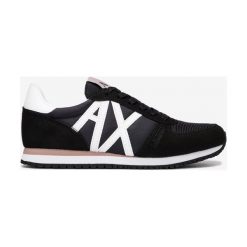 Armani Exchange Tenisówki Czarny. Czarne trampki i tenisówki damskie Armani Exchange, bez wzorów, z materiału, bez zapięcia. Za 571,95 zł.