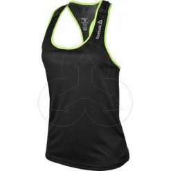 Koszulka damska Reebok Top AX9311. Topy damskie Reebok, bez wzorów, ze skóry, bez rękawów, na fitness i siłownię. Za 69,00 zł.