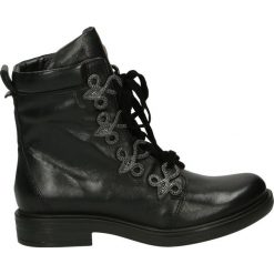 Botki - 544285 NERO. Czarne botki damskie skórzane Venezia. Za 599,00 zł.