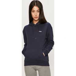 Fila - Bluza. Białe bluzy damskie Fila, s, bez wzorów, z bawełny, bez rękawów, z kapturem. Za 239,90 zł.
