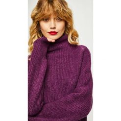 Medicine - Sweter Vintage Revival. Fioletowe golfy damskie marki MEDICINE, s, z elastanu, vintage. W wyprzedaży za 79,90 zł.