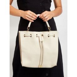 DUŻA DAMSKA TOREBKA SKÓRA NATURALNA SHOPPER BAG. Torby damskie na zakupy ROVICKY, w paski, z jeansu, eleganckie, na ramię, duże, bez dodatków. Za 279,90 zł.