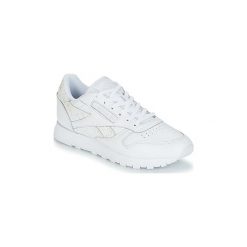 Buty Reebok Classic CLASSIC LEATHER. Białe trampki i tenisówki damskie Reebok Classic, bez wzorów, bez zapięcia. Za 299,30 zł.