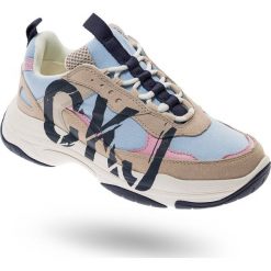 SNEAKERSY MARLEEN Calvin Klein Jeans. Brązowe sneakersy damskie Calvin Klein Jeans, z jeansu. Za 395,40 zł.
