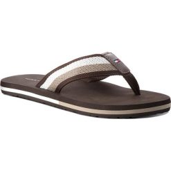 Japonki TOMMY HILFIGER - Corporate Mesh Beach FM0FM01826 Coffee Bean 212. Brązowe japonki męskie marki OLAIAN, z kauczuku. Za 159,00 zł.