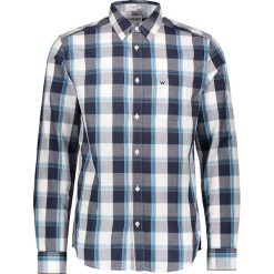 Koszula - Regular fit - w kolorze granatowo-białym. Niebieskie koszule męskie Wrangler, m, w kratkę, z bawełny, z klasycznym kołnierzykiem, bez rękawów. W wyprzedaży za 87,95 zł.