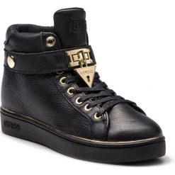 Sneakersy GUESS - FLBOG4 LEA12 BLACK. Czarne sneakersy damskie Guess, z materiału. Za 579,00 zł.