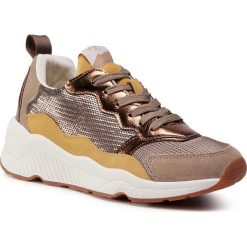 Sneakersy PEPE JEANS - Harlow Sequins PLS31078 Gold 099. Żółte półbuty damskie Pepe Jeans, z jeansu. Za 369,00 zł.