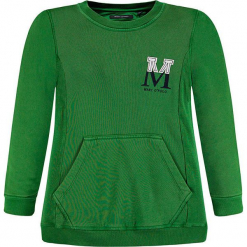 Bluza w kolorze zielonym. Zielone bluzy chłopięce marki Marc O'Polo Junior, z aplikacjami, z bawełny. W wyprzedaży za 82,95 zł.