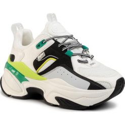 Sneakersy BUFFALO - Crevis P2 BN16302731 Black/Green. Białe półbuty damskie Buffalo, ze skóry ekologicznej. Za 429,00 zł.