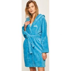 Hugo Boss - Szlafrok. Niebieskie szlafroki damskie m, z bawełny. Za 749,90 zł.
