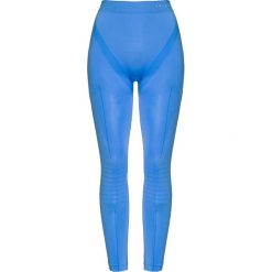 Leginsy FALKE. Niebieskie getry damskie termoaktywne Falke, bez wzorów. W wyprzedaży za 183,00 zł.