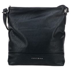 Justbag Damska Torebka 3517 Black. Czarne torebki klasyczne damskie marki Justbag, bez wzorów, eleganckie, bez dodatków. W wyprzedaży za 174,00 zł.