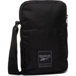 Saszetka Reebok - Wor City Bag FQ5288 Black. Czarne torby męskie skórzane Reebok, bez wzorów, z materiału, młodzieżowe. Za 39,00 zł.