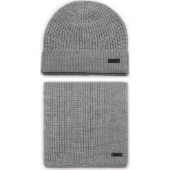 Zestaw Szalik i Czapka STRELLSON - Lenny02 30017662 Medium Grey 030. Szare czapki męskie Strellson, na zimę, bez wzorów, z wełny. W wyprzedaży za 219,00 zł.
