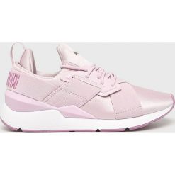 Puma - Buty Muse Satin II. Szare buty sportowe damskie Puma, z gumy. Za 399,90 zł.