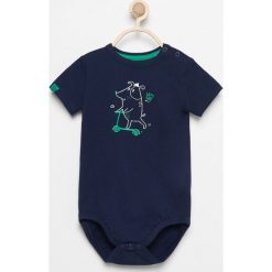 Body niemowlęce: Body z nadrukiem – Granatowy