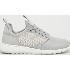 EA7 Emporio Armani - Buty. Niebieskie buty sportowe damskie EA7 Emporio Armani, z materiału. W wyprzedaży za 399,90 zł.