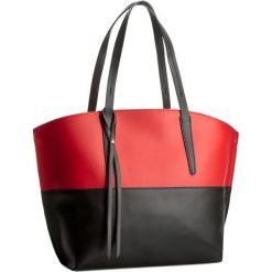 Torebka CREOLE - K10193 Czarny Czerwony. Czarne torebki klasyczne damskie marki Creole, ze skóry, duże. W wyprzedaży za 249,00 zł.