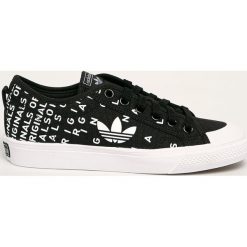 Adidas Originals - Tenisówki Nizza Trefoil W. Czarne trampki i tenisówki damskie adidas Originals, bez wzorów, z gumy, na sznurówki. Za 279,90 zł.