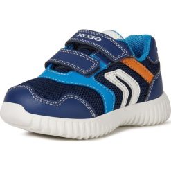 Geox tenisówki chłopięce WAVINESS B022BA_0BC14_C4231 22 ciemnoniebieskie. Niebieskie buty chłopięce sportowe Geox, bez zapięcia. Za 199,00 zł.