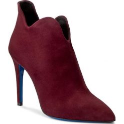 Buty zimowe damskie: Botki LORIBLU – 8I NT9098 NC Camoscio Lux Bordo