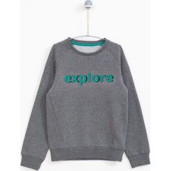 Lemon Explore - Bluza dziecięca 122-164 cm. Szare bluzy chłopięce LEMON explore, z nadrukiem, z bawełny, bez rękawów, bez kaptura. W wyprzedaży za 49,90 zł.
