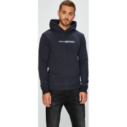 Scotch & Soda - Bluza. Niebieskie bluzy męskie Scotch & Soda, s, z nadrukiem, z bawełny, z kapturem, bez rękawów, z kapturem. W wyprzedaży za 269,90 zł.