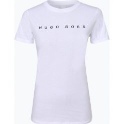 BOSS Casual - T-shirt damski – Tedecent, czarny. Czarne t-shirty damskie marki BOSS Casual, l, z napisami, casualowe, bez kołnierzyka. Za 219,95 zł.