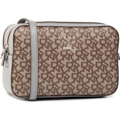 Torebka DKNY - Whitney-Camera Bag R01EJH37 Chno/Gry Melange NXM. Pomarańczowe listonoszki damskie DKNY, bez wzorów, ze skóry ekologicznej, bez dodatków. W wyprzedaży za 539,00 zł.