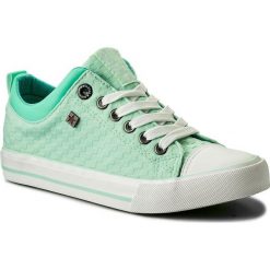 Trampki BIG STAR - AA274502 Green. Zielone półbuty damskie marki BIG STAR, na co dzień, bez wzorów, z gumy, retro, bez obcasa, na płaskiej podeszwie, bez zapięcia. Za 89,00 zł.