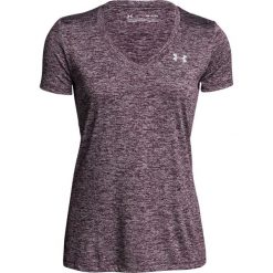 Bluzki z falbaną: Under Armour Koszulka damska Tech SSV - Twist fioletowa r. S (1258568-564)