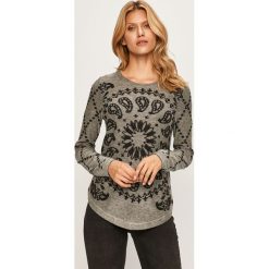 Desigual - Sweter. Szare swetry damskie Desigual, s, bez wzorów, z poliesteru, bez rękawów, bez kaptura. W wyprzedaży za 179,90 zł.