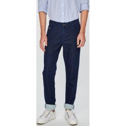 U.S. Polo - Jeansy. Niebieskie jeansy męskie slim marki U.S. Polo, z bawełny. W wyprzedaży za 219,90 zł.