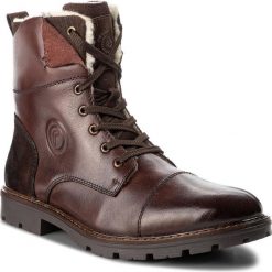 Kozaki RIEKER - 32133-25 Brown 1. Brązowe glany męskie Rieker, z materiału. Za 359,00 zł.
