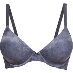 Biustonosz usztywniany bonprix ciemnoszary z nadrukiem. Szare biustonosze bardotka bonprix, z nadrukiem. Za 54,99 zł.