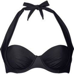 Stroje dwuczęściowe damskie: Biustonosz bikini na fiszbinach bonprix czarny