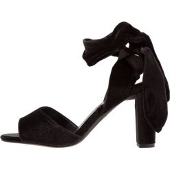 Rzymianki damskie: New Look Wide Fit WIDE FIT TIEUP Sandały na obcasie black